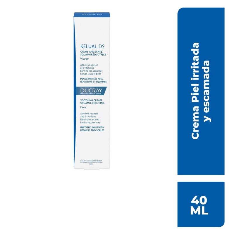 Z-Kelual Ds Crema Calmante Reductora De Escamas E Irritación De La Piel 40 Ml