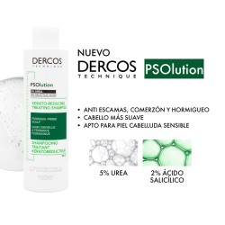 Dercos Psolution Shampoo De Tratamiento Keratorreductor 200 Ml