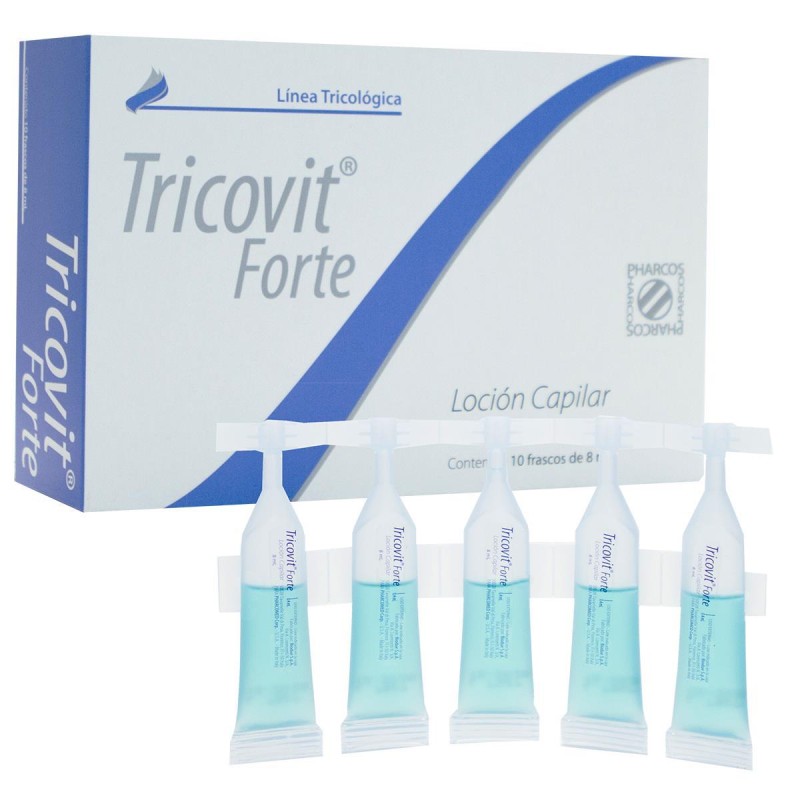 Tricovit Forte Locion Capilar 10 Viales / 8 Ml