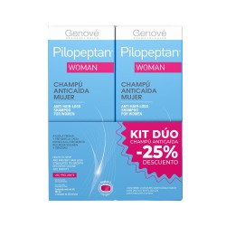 Kit Duo Pilopeptan Woman Shampoo Anticaída De 250 Ml X 2