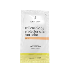 Rellenable De Protector Solar Con Color Light 50 Ml