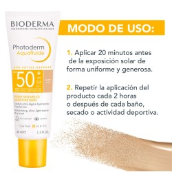 Bioderma Photoderm Max Aquafluido Tono Claro Spf50+ 40 Ml