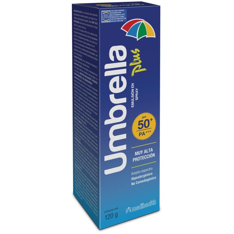 Umbrella Plus Pantalla + Filtro Solar Spray 120G