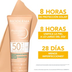 Bioderma Photoderm Cover Touch Spf50+ Tono Claro 40 Ml