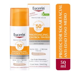 Eucerin Sun Face Tinted Creme Spf50+ Medium 50Ml