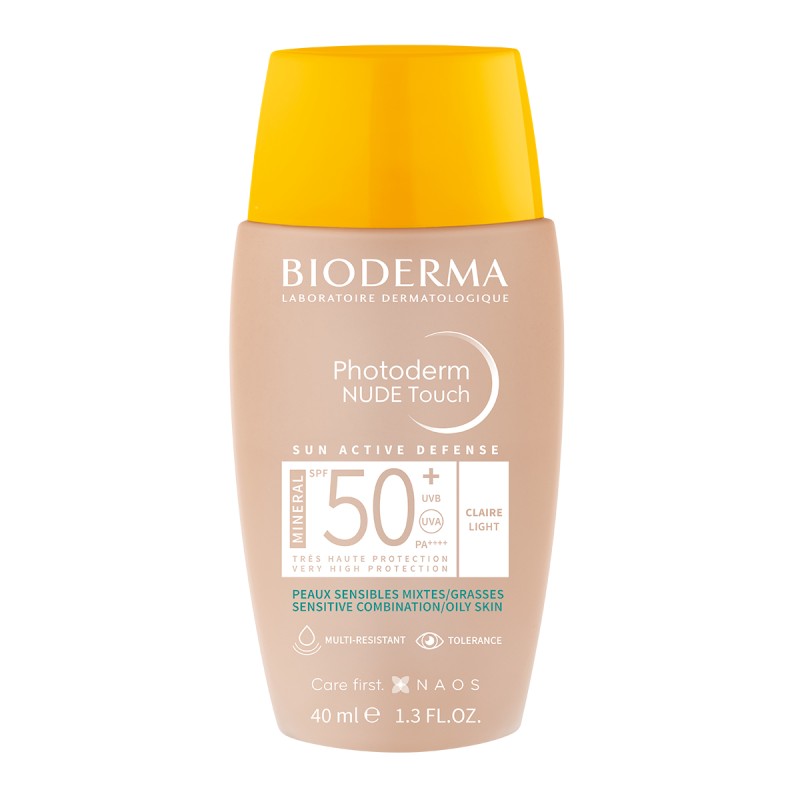 Bioderma Photoderm Nude Touch Spf50+ Tono Claro 40 Ml