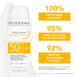 Bioderma Photoderm Mineral Fluide Spf50+ 75Ml