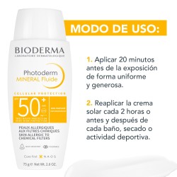 Bioderma Photoderm Mineral Fluide Spf50+ 75Ml