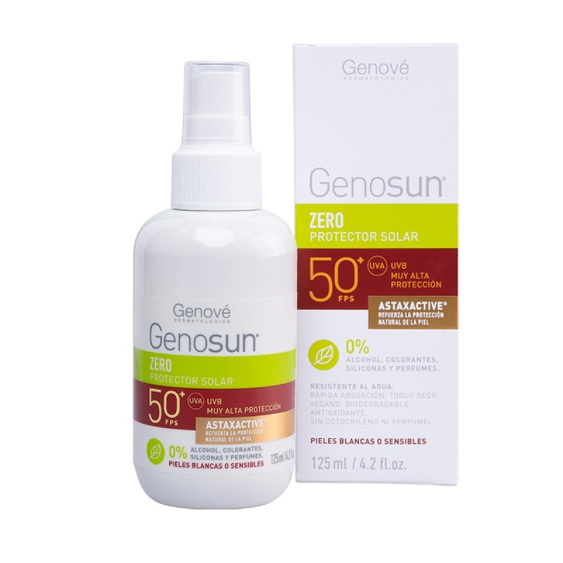 Genosun Zero Protector Solar Fps 50 + Spray 125 Ml