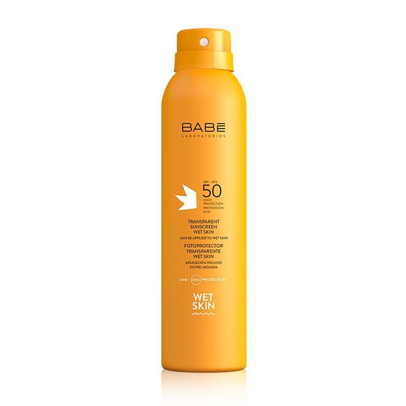 Babé Fotoprotector Transparente Wet Skin Spf 50 200 Ml