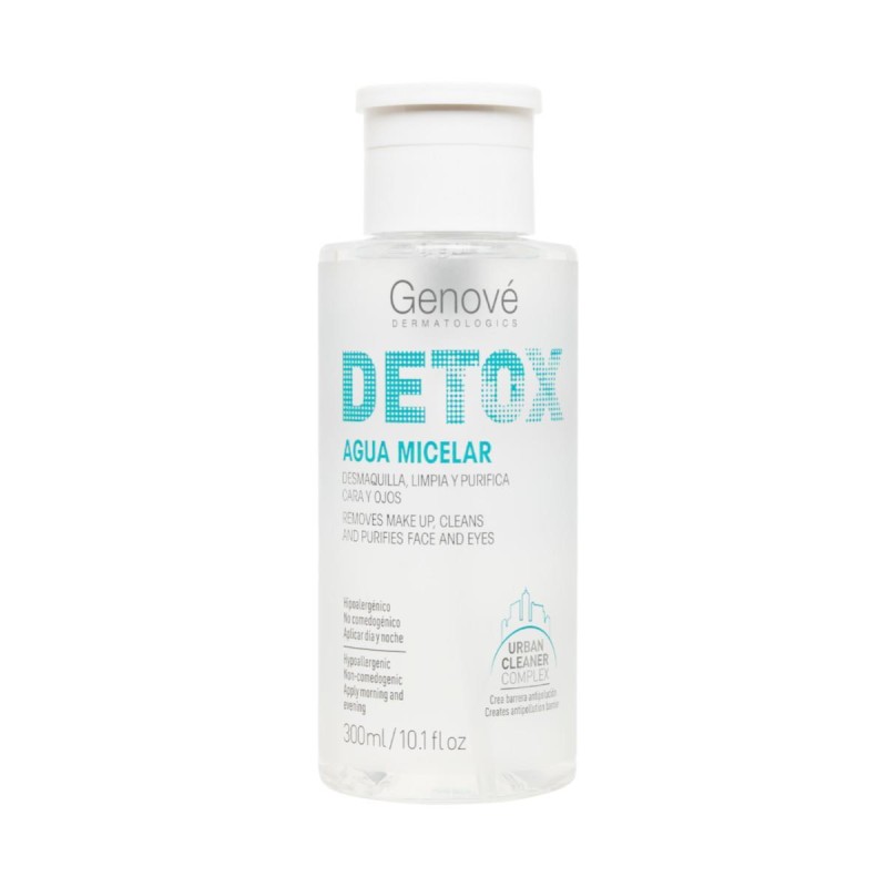 Detox Agua Micelar Frasco C/Bomba Inversa 300 Ml